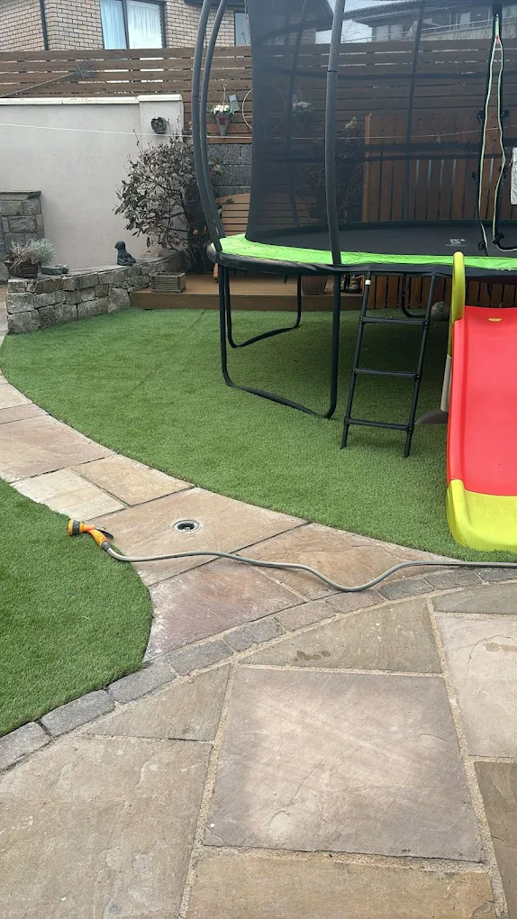 Premium artificial grass installation